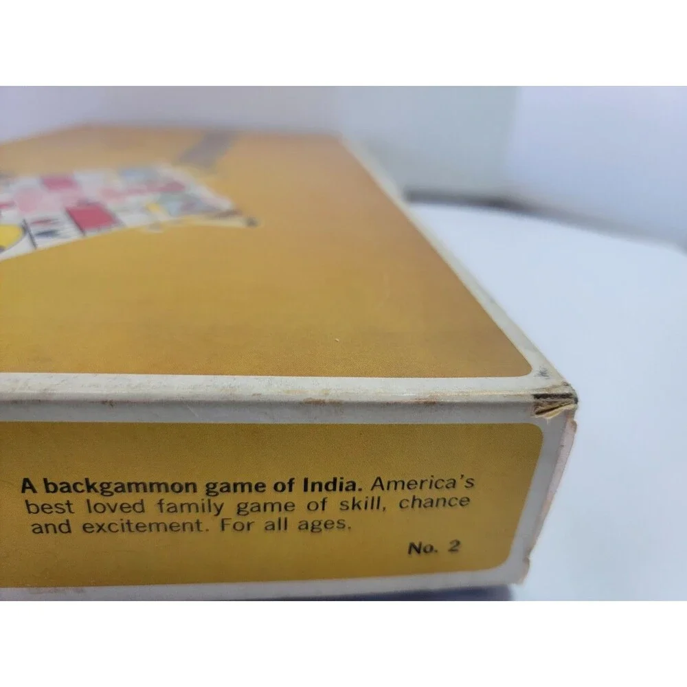 Vintage 1964 Parcheesi Gold Seal Edition No. 2 Selchow & Righter Board Game...